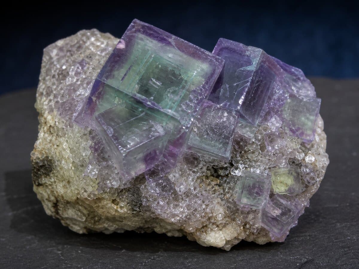 Fluorite: fotografia illustrativa associata alla scheda